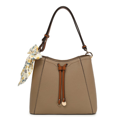 CONVERTIBLE HOBO WITH SCARF 25141A
