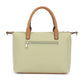 DBL HANDLE MID SIZE SATCHEL TWO TONE WITH CB STRAP 25160