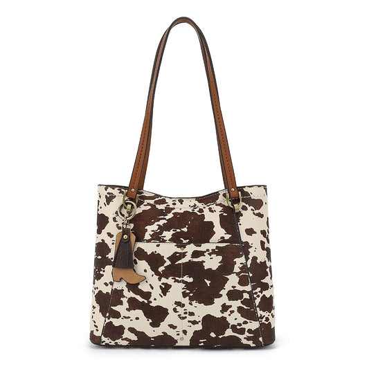 TOTE WITH FRONT SLIP PKT AND HANDOFF 25162