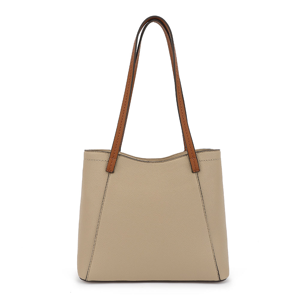 TOTE WITH FRONT SLIP PKT AND HANDOFF 25162