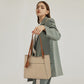 TOTE WITH FRONT SLIP PKT AND HANDOFF 25162