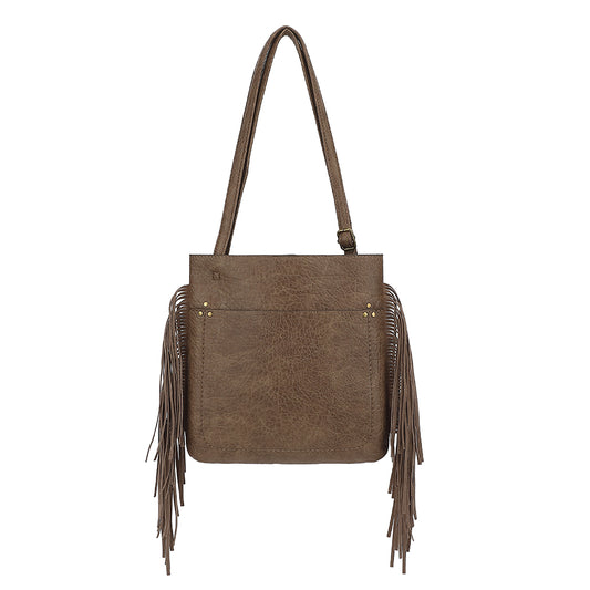 FRINGE CROSSBODY WITH FRONT SLIP PKT 25173A