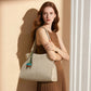 DOUBLE HANDLE N/S TOTE WITH FRONT PKTS AND CHARM 25220