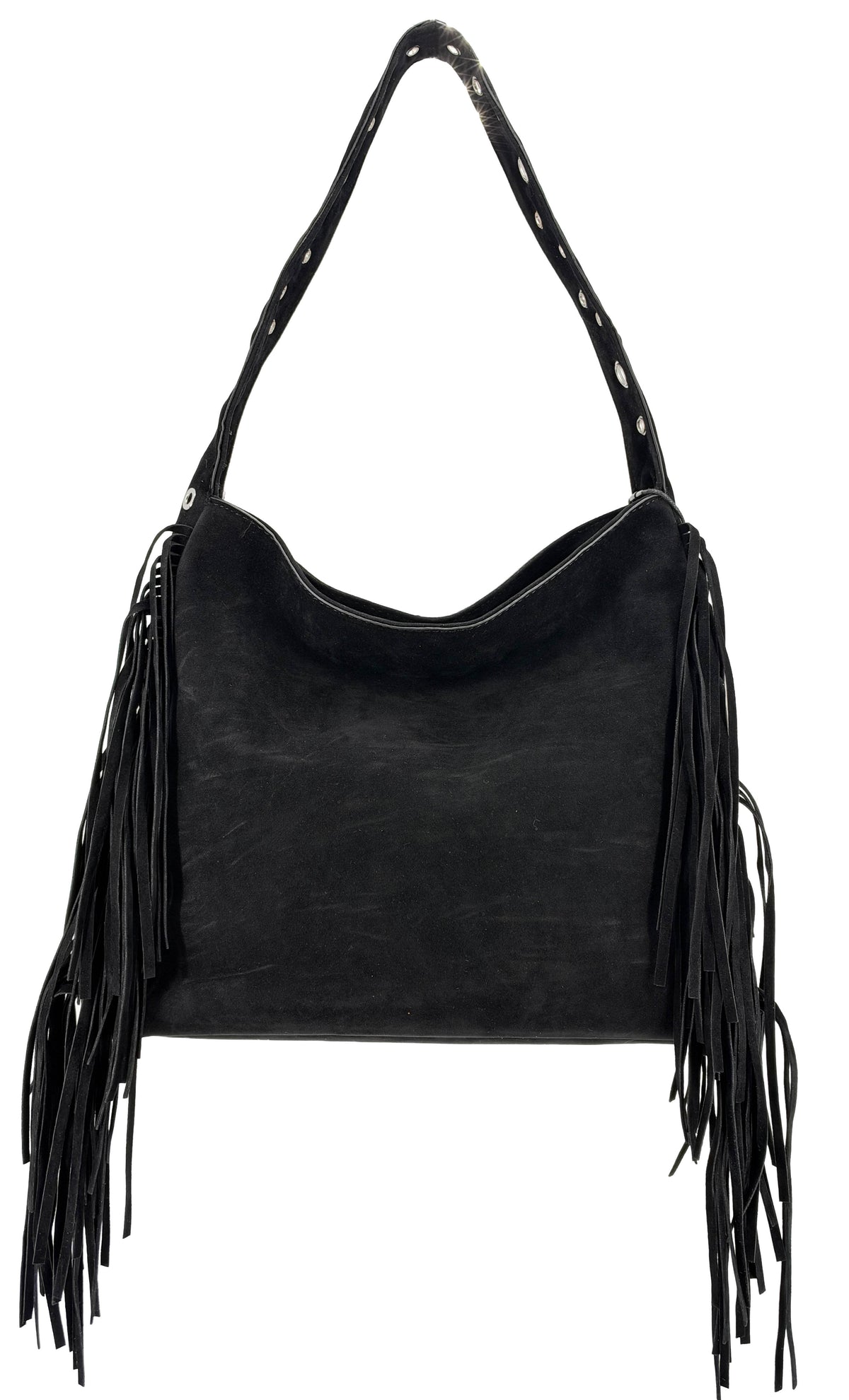 Suede Fringe Hobo 26077