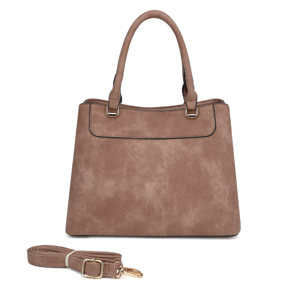 PU Leather Satchel 2812B