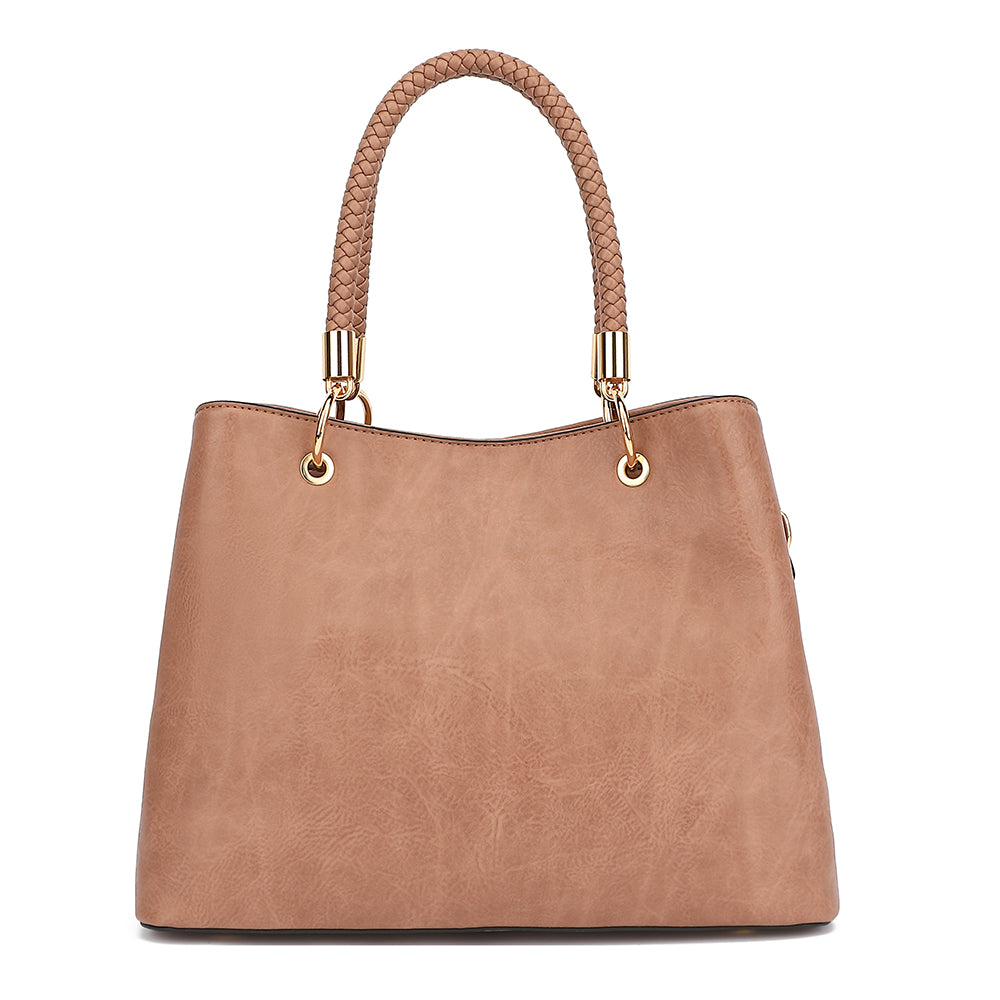 PU LEATHER SATCHEL W/ air pod case 2812C