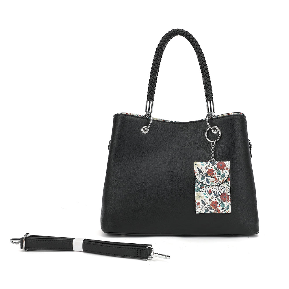 PU Leather Satchel 2812F
