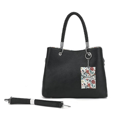 PU Leather Satchel 2812F