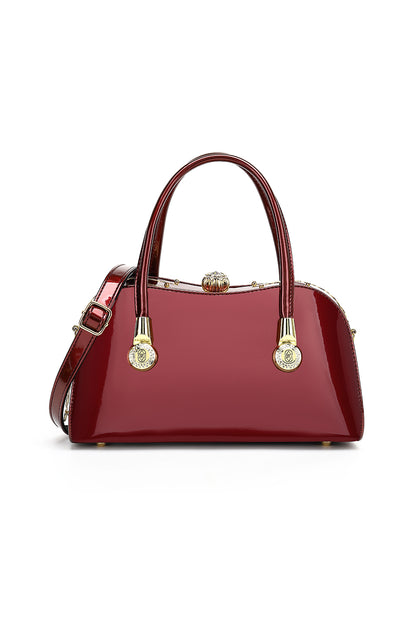 Frame Satchel Patent Leather 3161