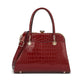 Croco Patent Leather Frame Satchel 3325