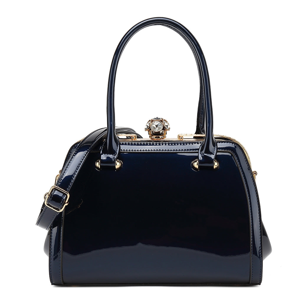 Frame Satchel Patent Leather 90178