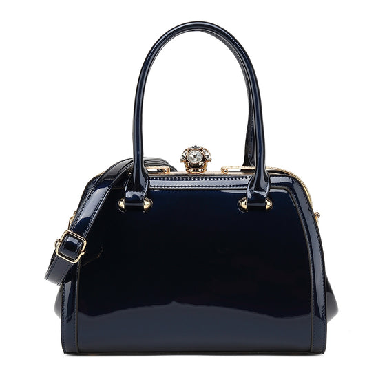 Frame Satchel Patent Leather 90178