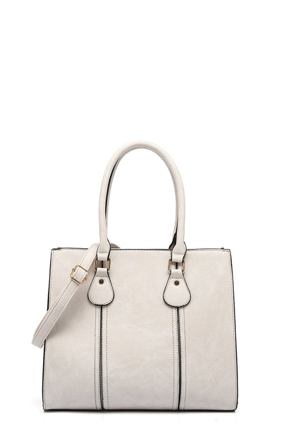 Structured Double Handle Tote 9525