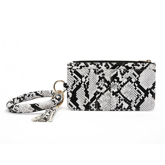 Card Holder Wallet with Round Wrist Strap 11445