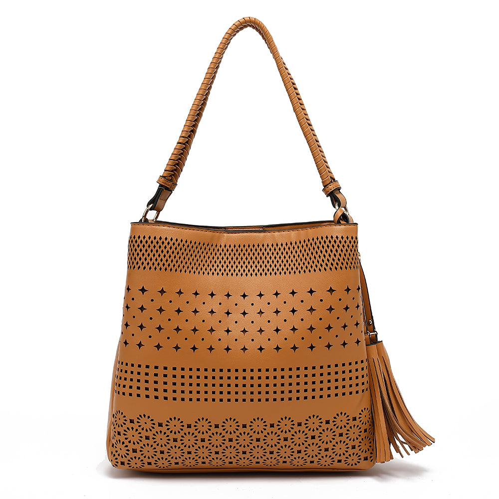 Perforated Triple Compartment Hobo