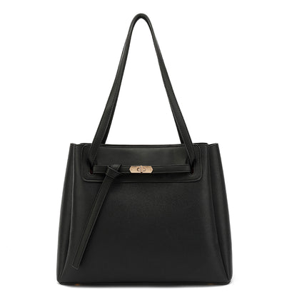 Multi Compartment Belted Tote