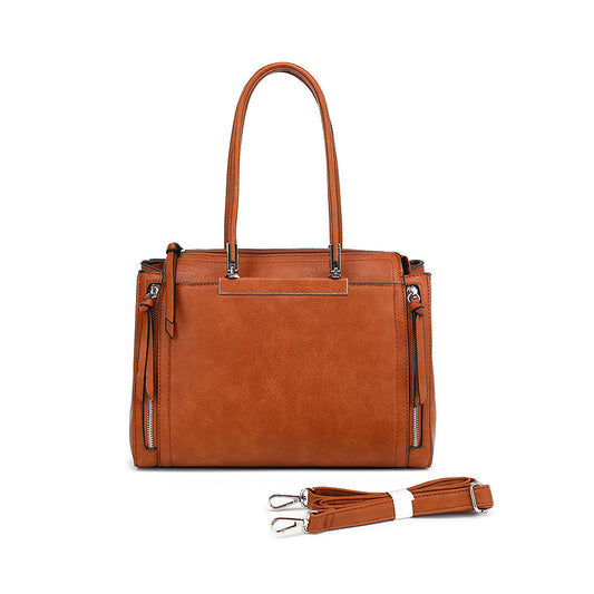 Double Handle Multi Compartment Satchel