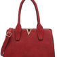 Structured Double Handle V Tote